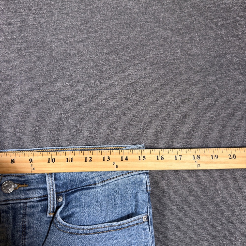 Levi's 314 Shaping Straight Jeans Women 30 Blue Mid Rise Stretch Denim Casual - Picture 5 of 9